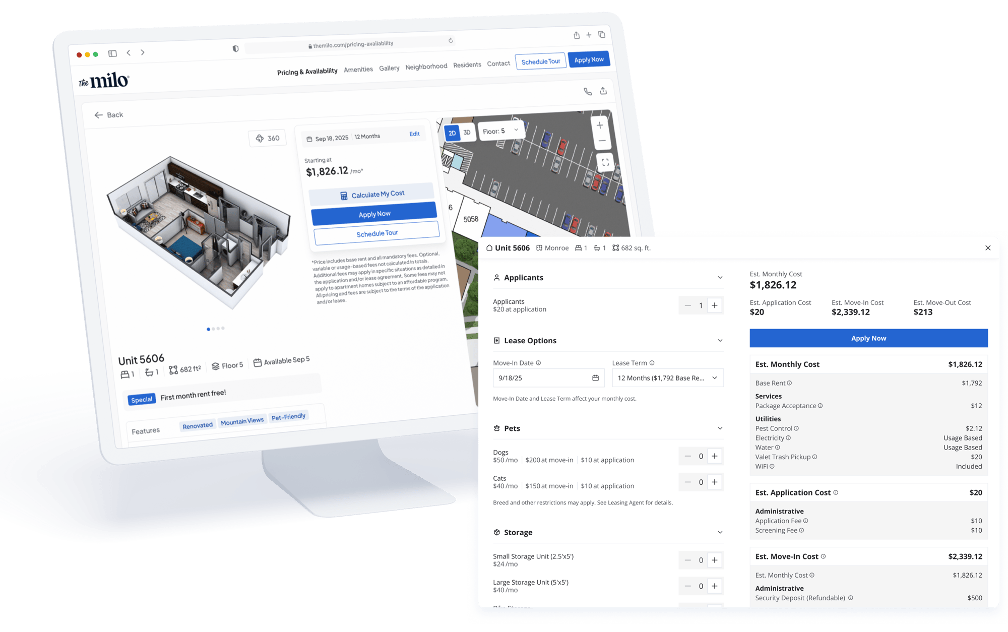 SightMap Fee Calculator